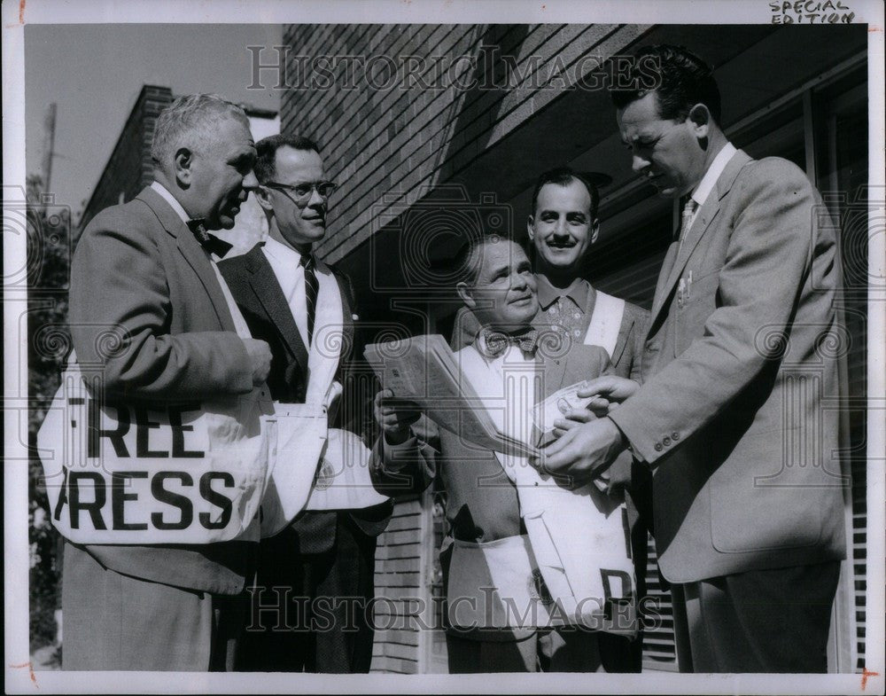 1956 Press Photo free press special edition 1956 - Historic Images