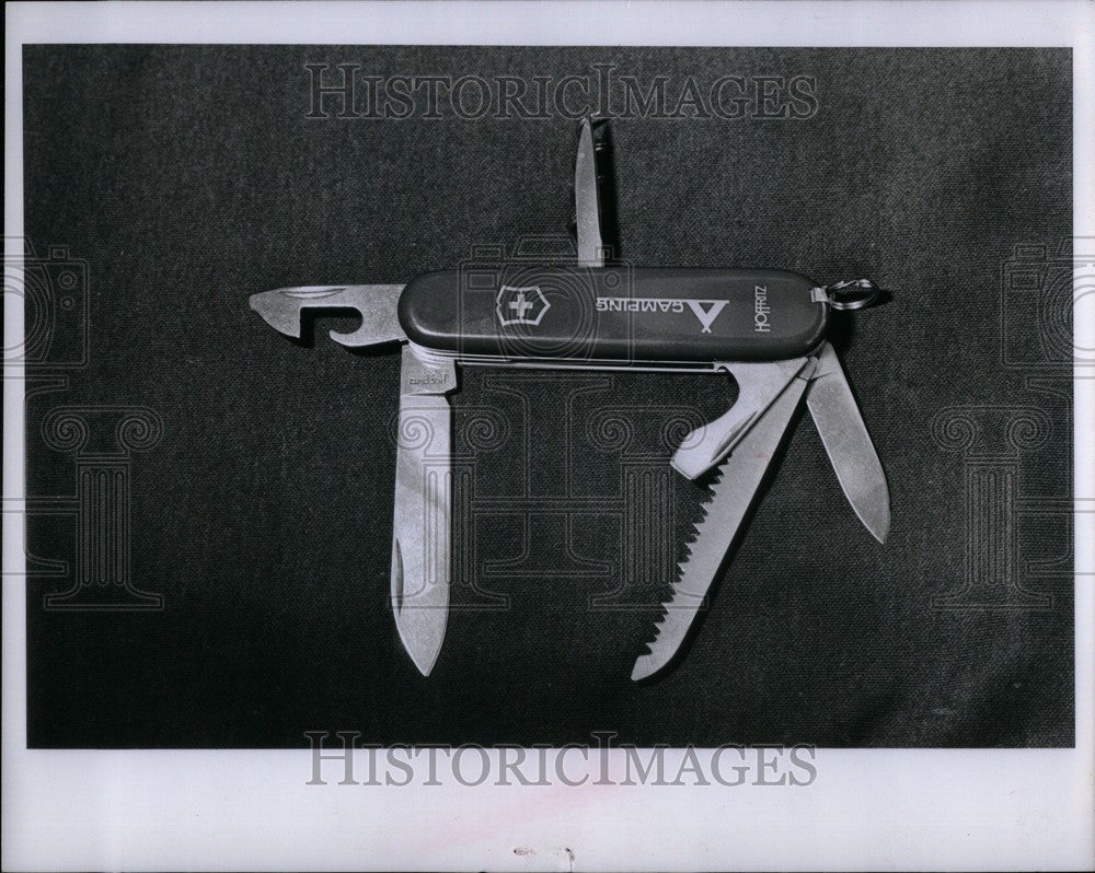 1978 Press Photo Knife - Historic Images