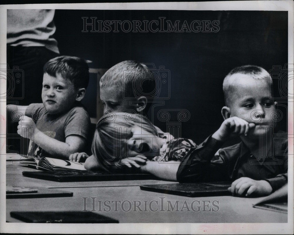 1970 Press Photo Kindergarten - Historic Images