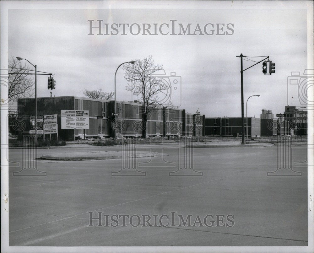 Press Photo Martin Luther King Homes - Historic Images