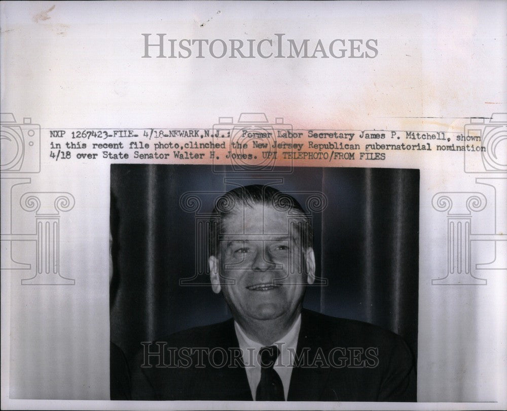 1961 Press Photo james mitchell politician american - Historic Images