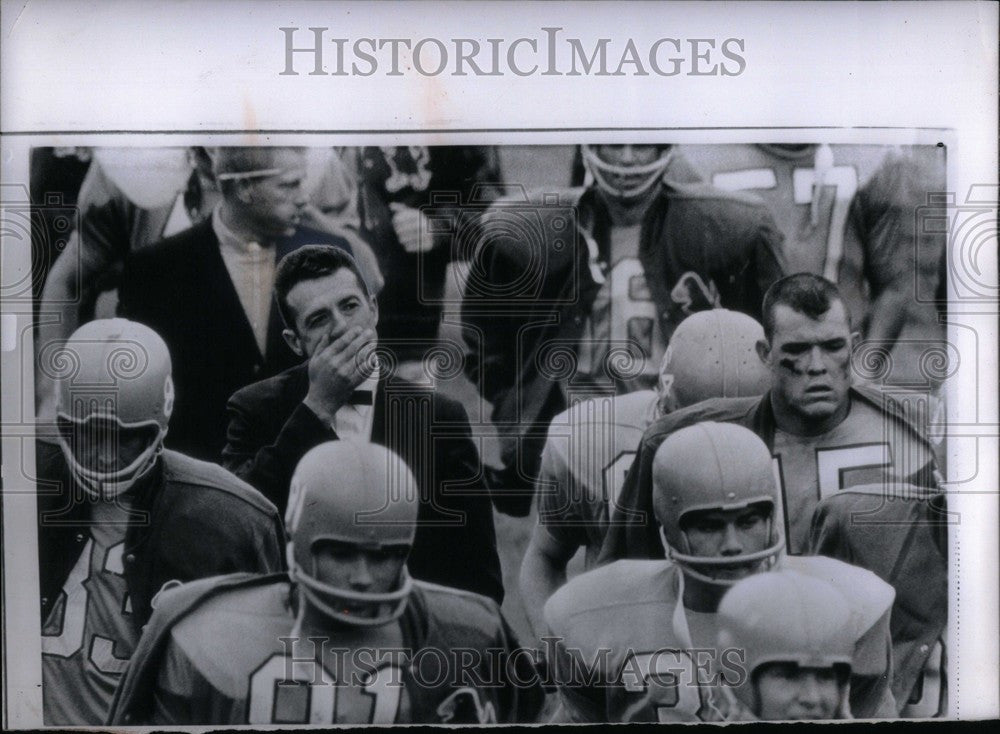 1961 Press Photo Jack Churchill Mitchell  Football - Historic Images