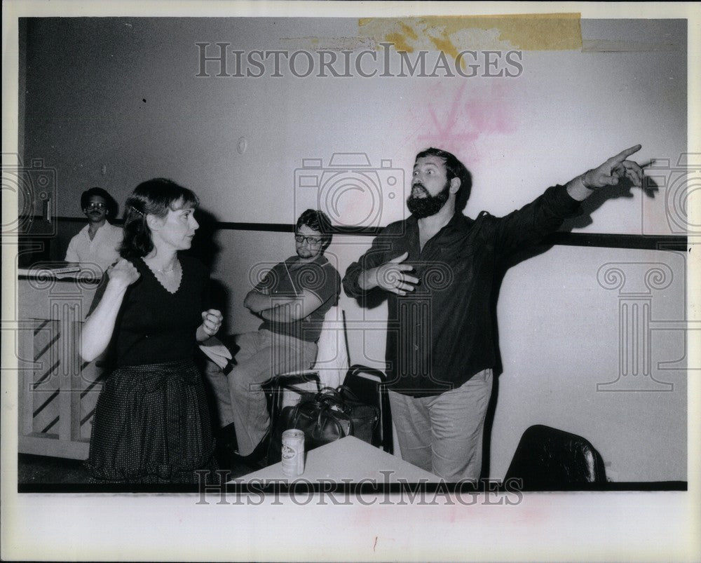 1980 Press Photo Dominic Missimi stage theater opera - Historic Images