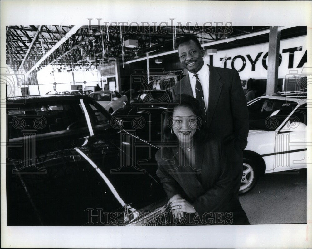 1991 Press Photo Charlene Mitchell - Historic Images