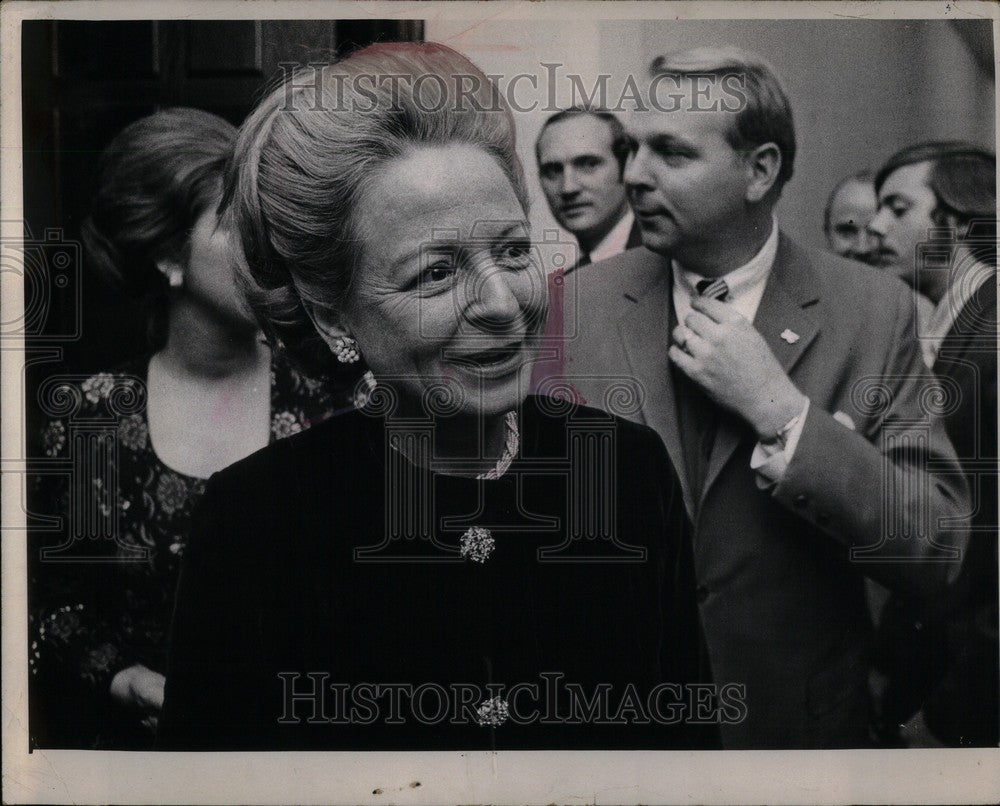 1971 Press Photo Martha Beall Mitchell - Historic Images