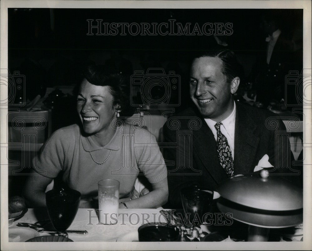 1950 Press Photo Ledyard Mitchell Grosse Point Michigan - Historic Images