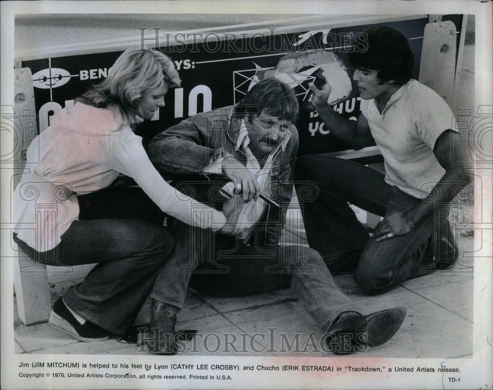 1976 Press Photo Jim Mitchum Actor - Historic Images