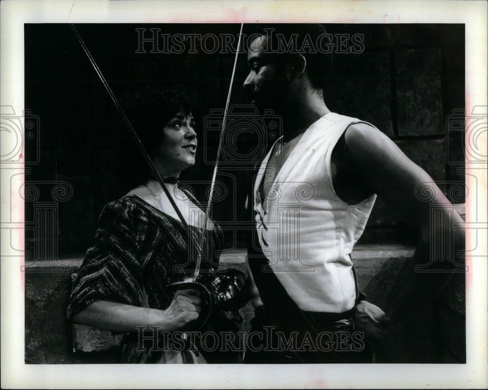 1967 Press Photo Lavinia Moyer &quot;Zastrozzi&quot; - Historic Images