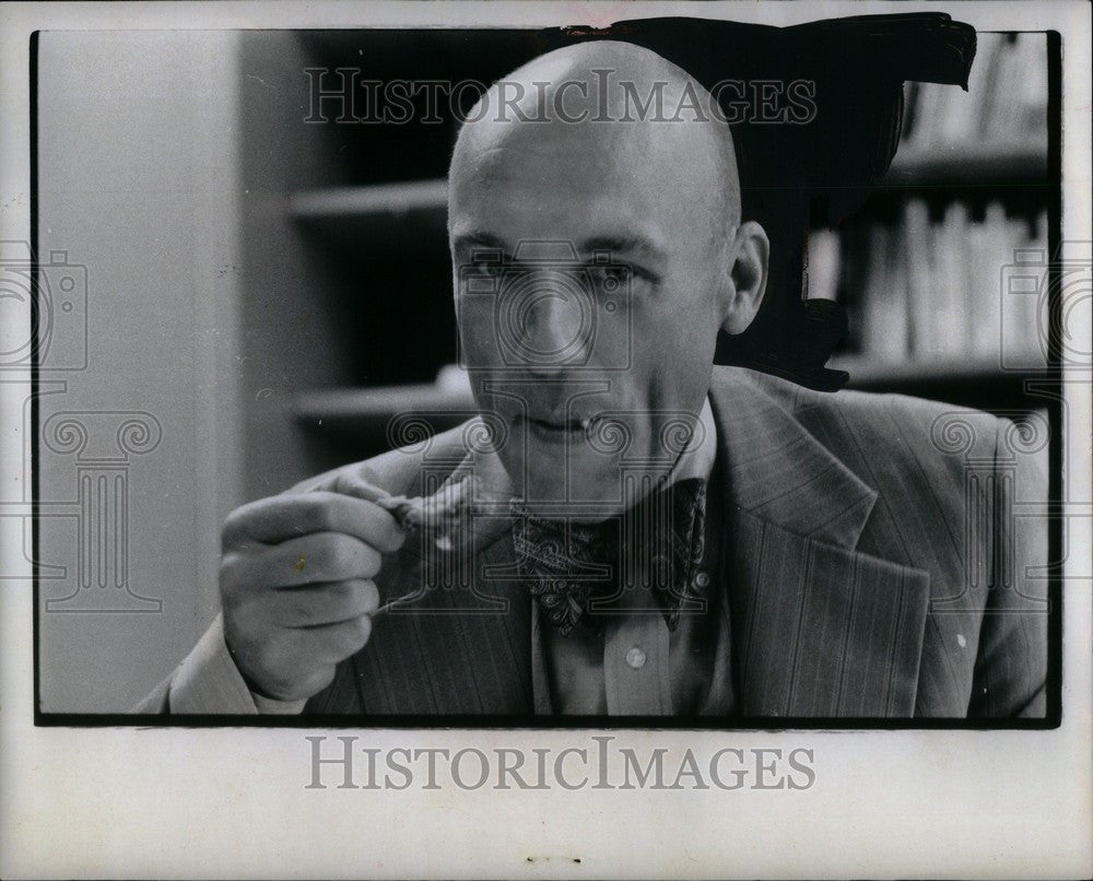 1974 Press Photo Joe Muer Detroit Restaurant Owner - Historic Images