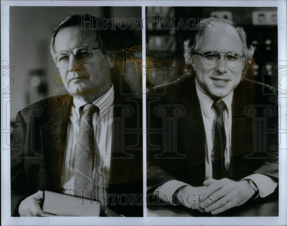 1993 Press Photo Bill Moyers Broadcast  Journalist - Historic Images