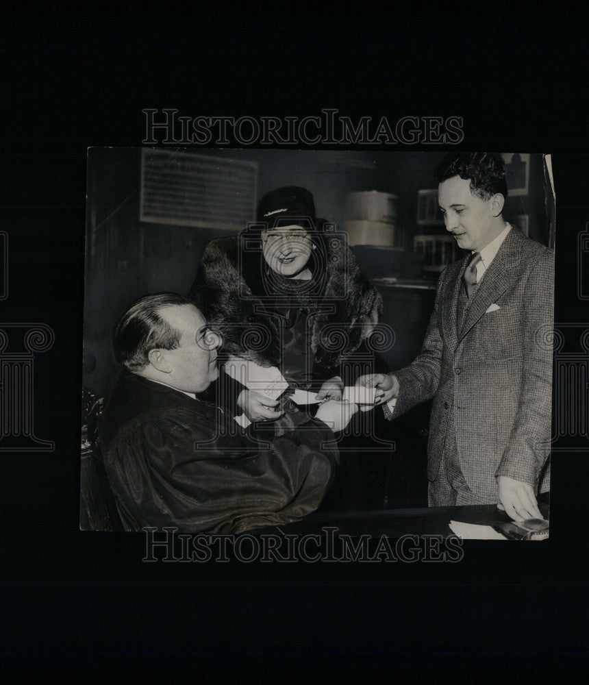 1936 Press Photo Joseph Moynihan Judge - Historic Images