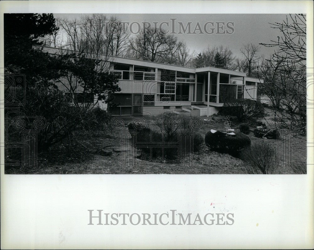 1984 Press Photo William Mouchenheim home - Historic Images