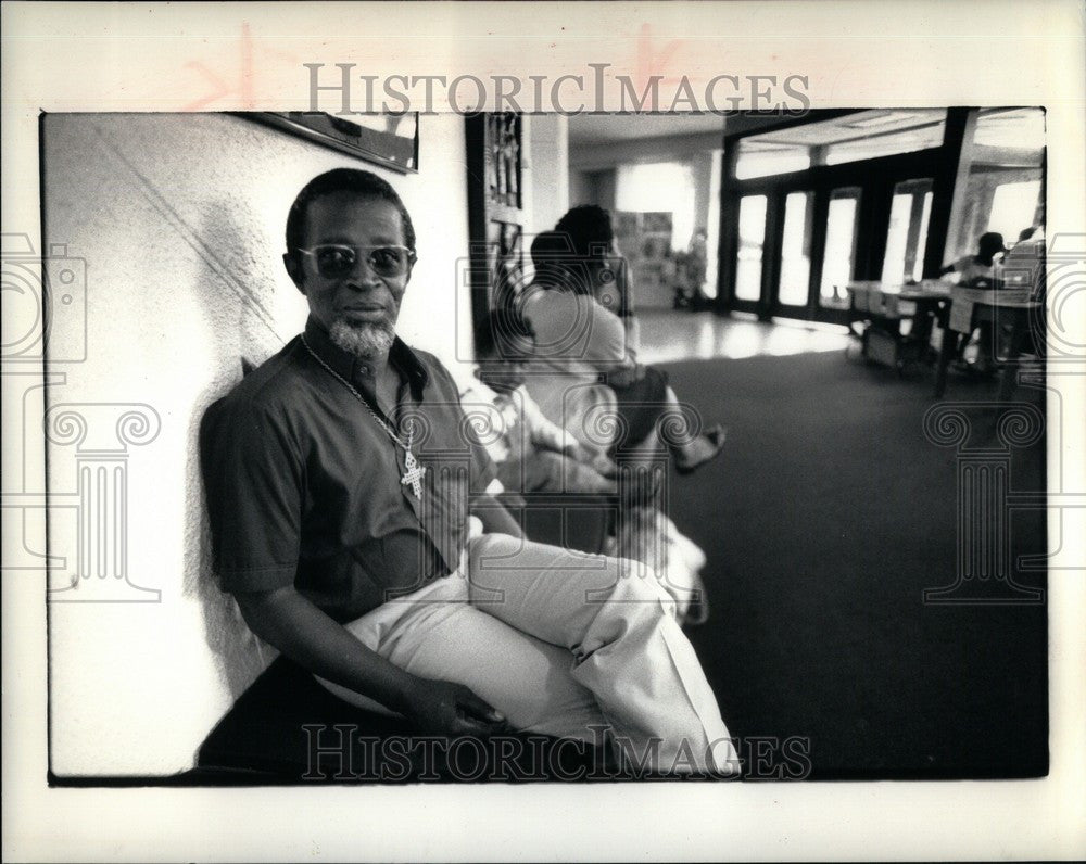 1987 Press Photo Rev. Maurice Ngakane - Historic Images