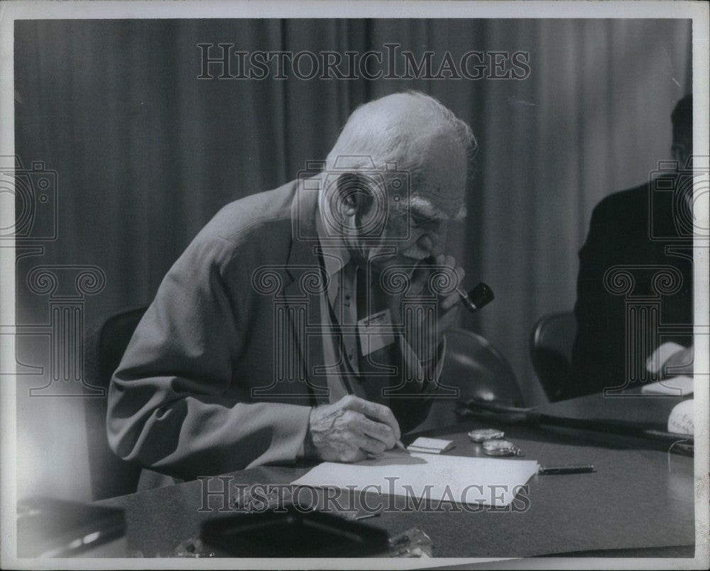 1963 Press Photo charles mott multimillionaire foundati - Historic Images