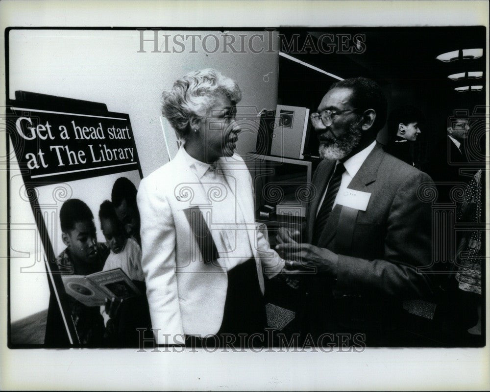 1988 Press Photo JANE HALE MORGAN ARTHUR JOHNSON - Historic Images