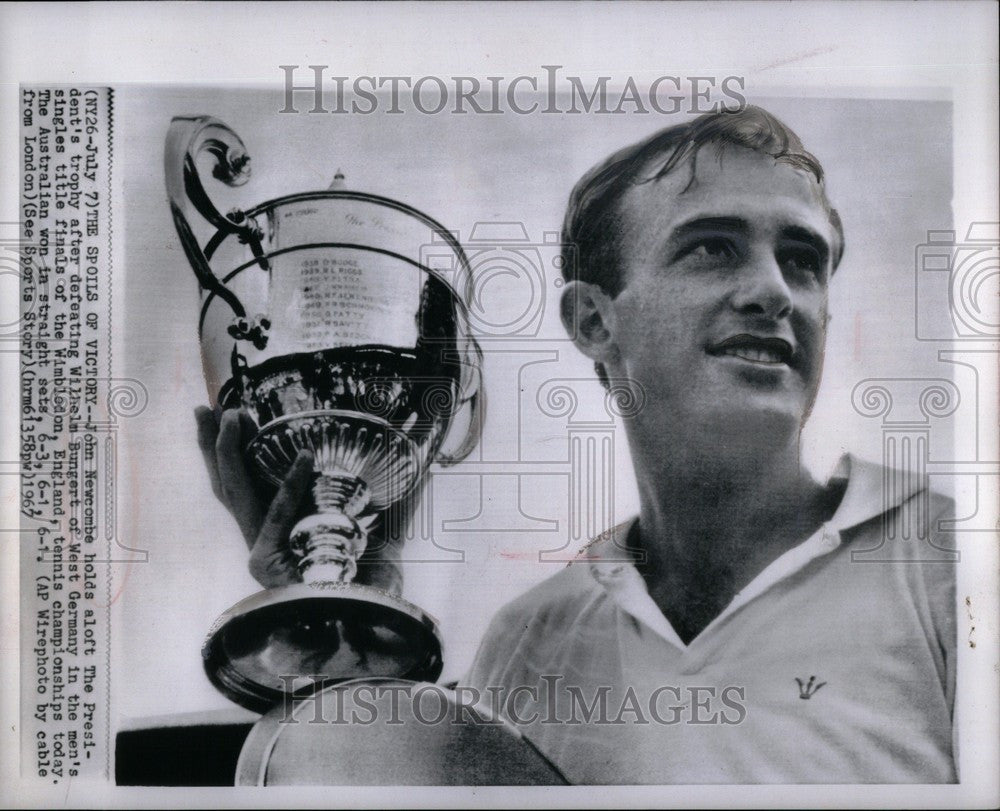 1967 Press Photo John Newcombe - Historic Images