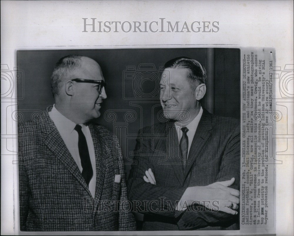 1961 Press Photo Phil Dickens J. W. Orwig - Historic Images