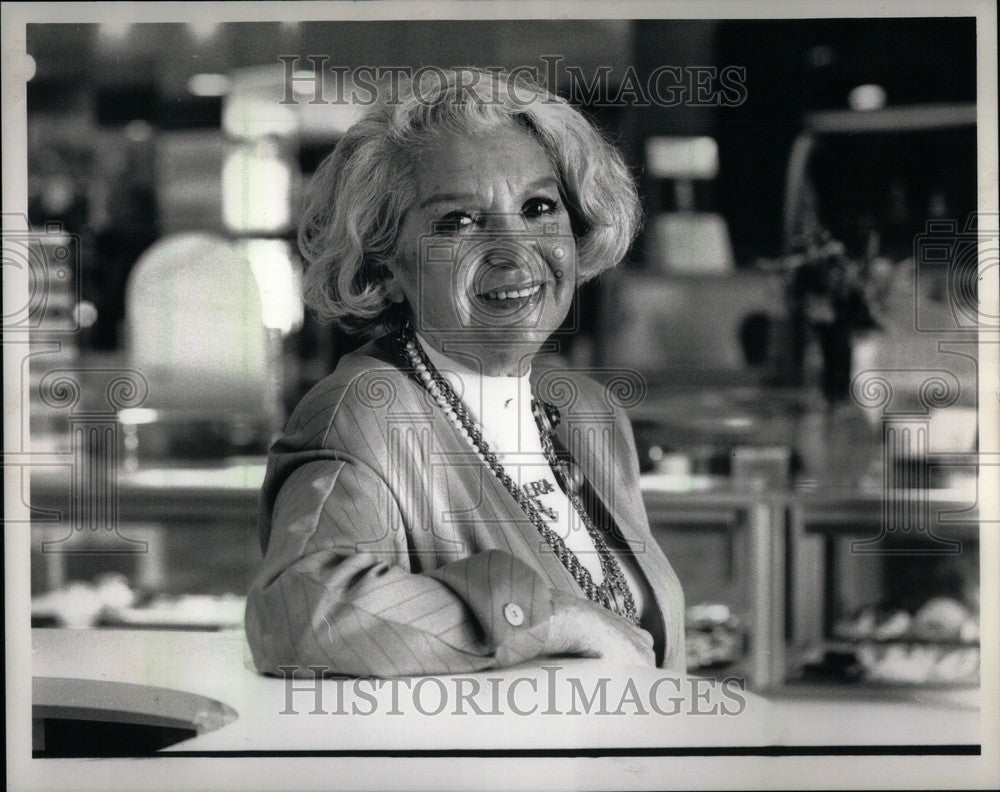 1989 Press Photo Mira Linder American Lung Association - Historic Images