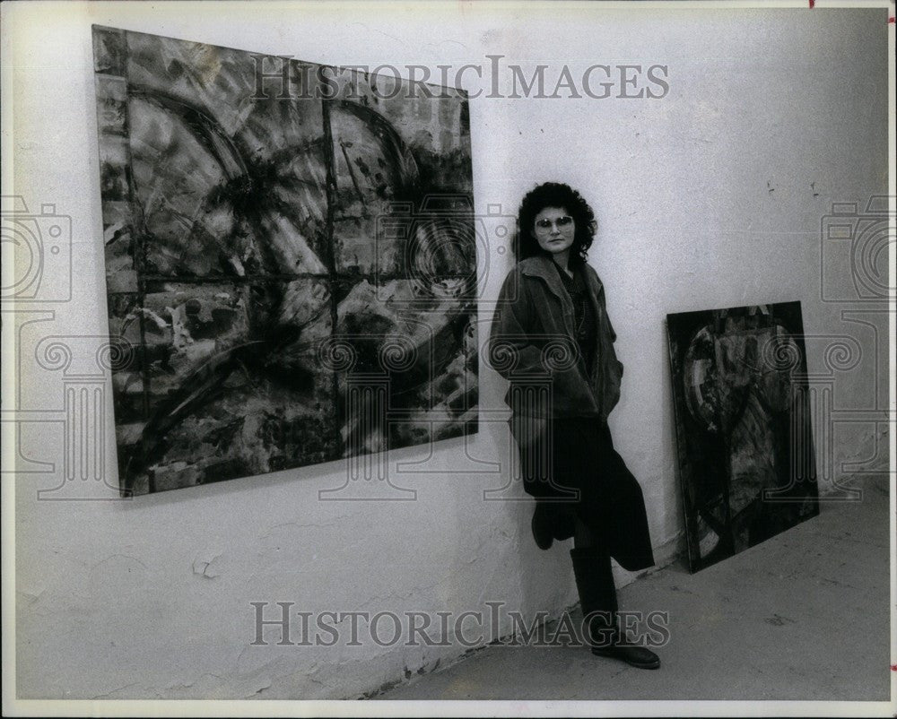 1989 Press Photo Chicago Karin Linden Willis Gallery - Historic Images