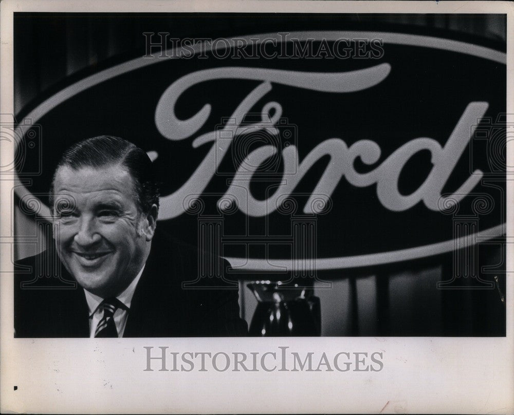 1971 Press Photo Henry Ford II Auto Ford Motor Company - Historic Images