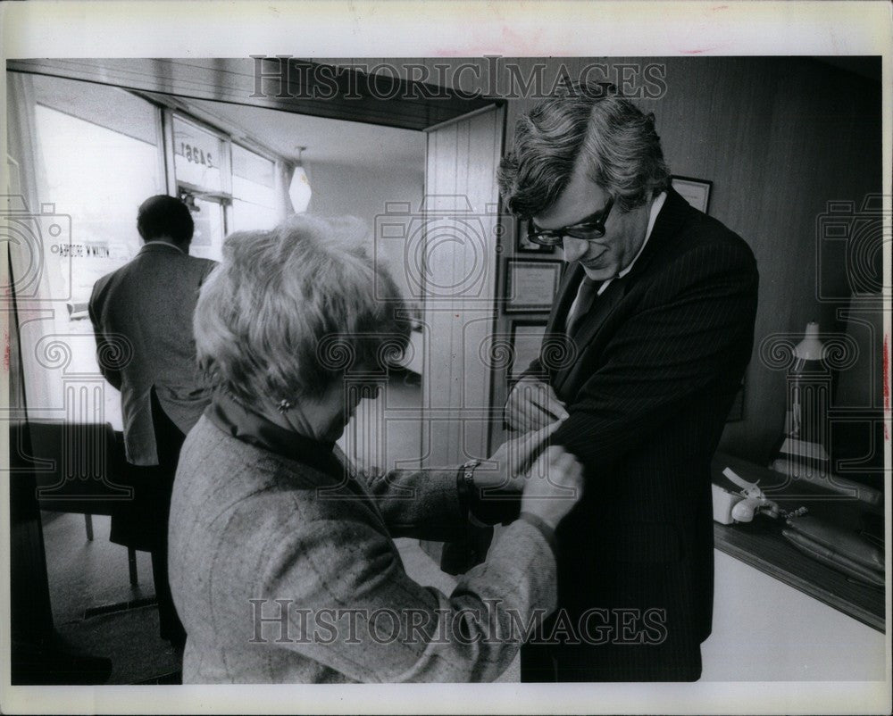 1979 Press Photo Pat Thornton Congressman Staff - Historic Images