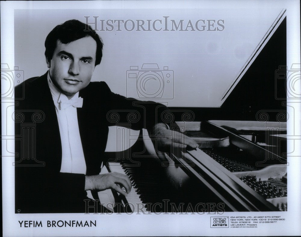 1995 Press Photo Yefim Bronfman Pianist - Historic Images