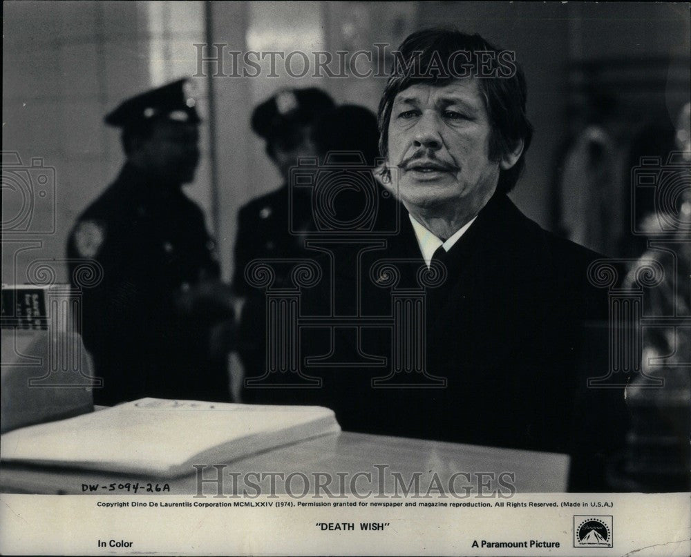 Press Photo Charles Bronson American actor - Historic Images