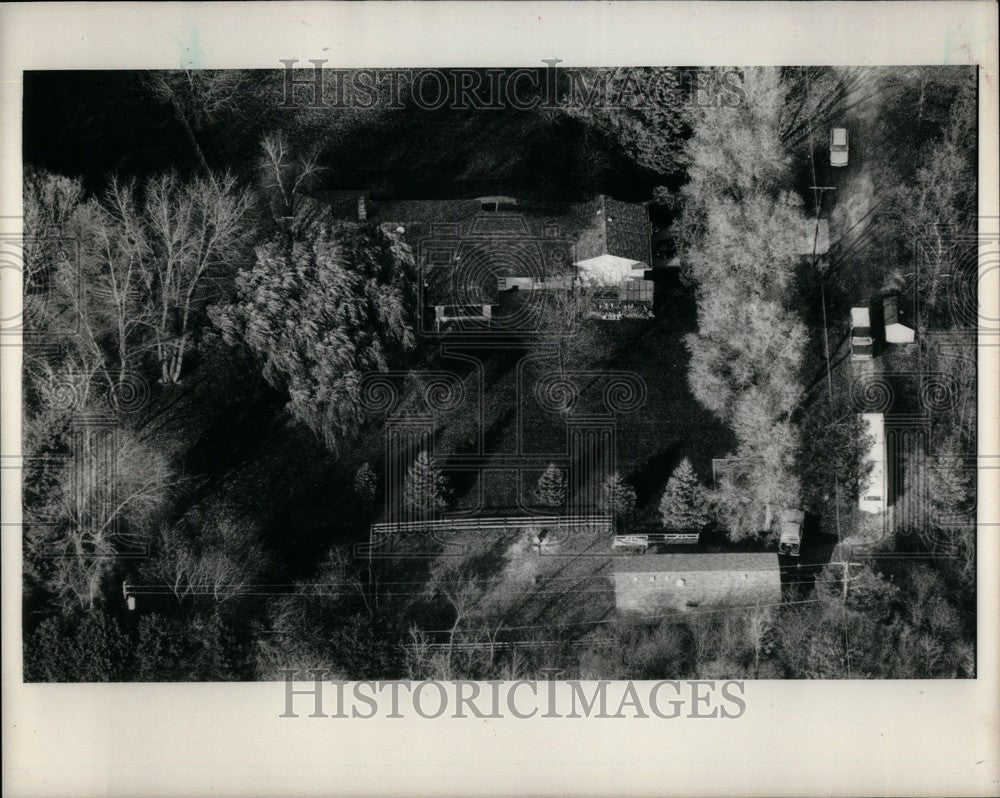 1986 Press Photo Judge Bronson&#39;s Franklin Village home - Historic Images