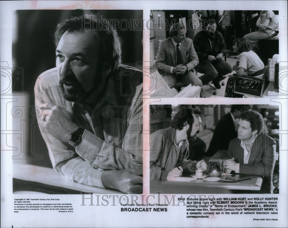 1987 Press Photo James L. Brooks American director - Historic Images