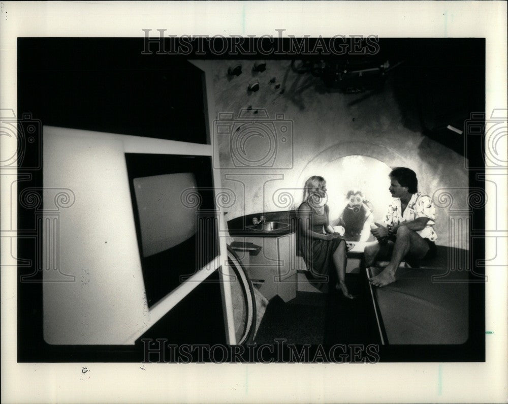 1987 Press Photo Undersea Hotel - Historic Images