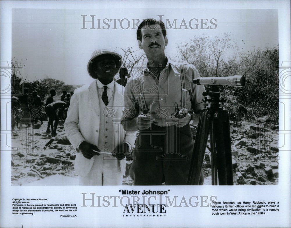 1991 Press Photo Pierce Brosnan Irish actor - Historic Images