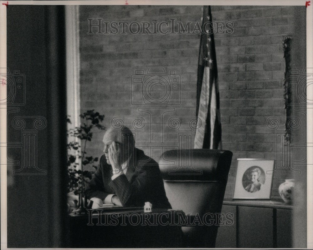 1988 Press Photo Gerald R Ford President - Historic Images