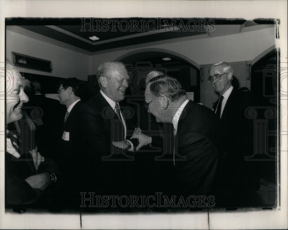 1989 Press Photo President Gerard Ford - Historic Images