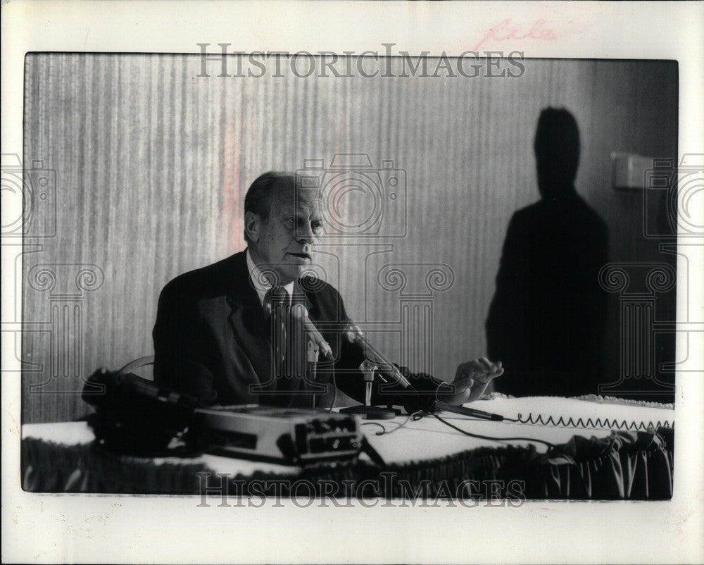 1981 Press Photo Former President Gerald Ford - Historic Images