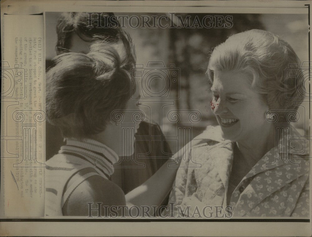 1970 Press Photo elizabeth ford first lady american - Historic Images