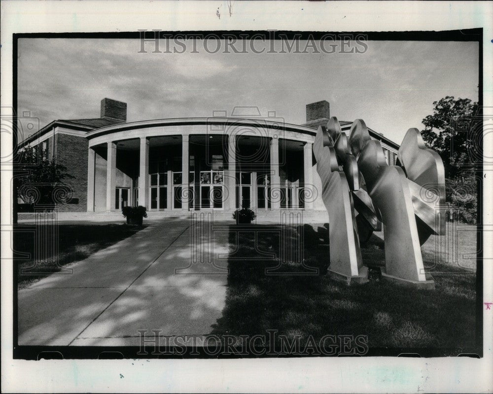 1986 Press Photo Kalamazoo College Michigan - Historic Images