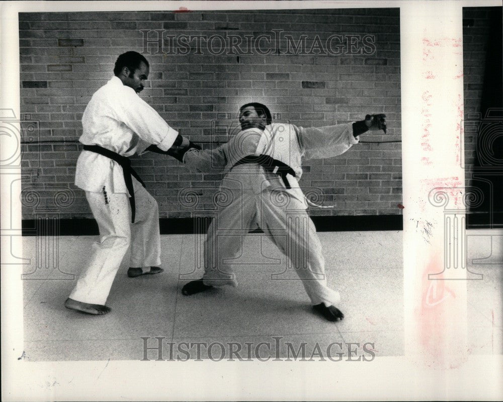 1983 Press Photo Karate martial art Japan - Historic Images