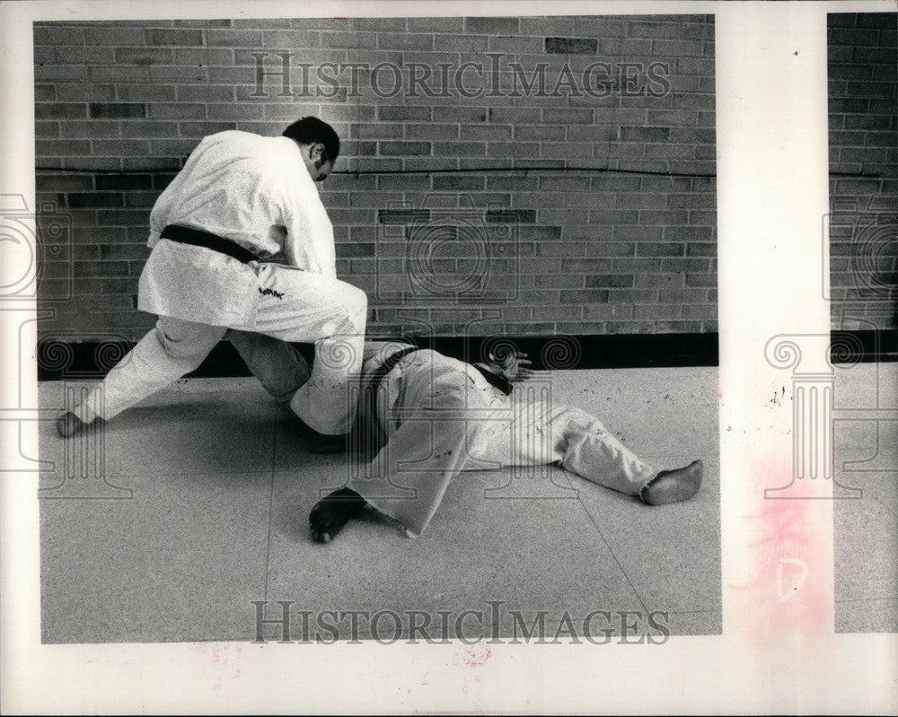 1983 Press Photo Karate Brooks Green - Historic Images