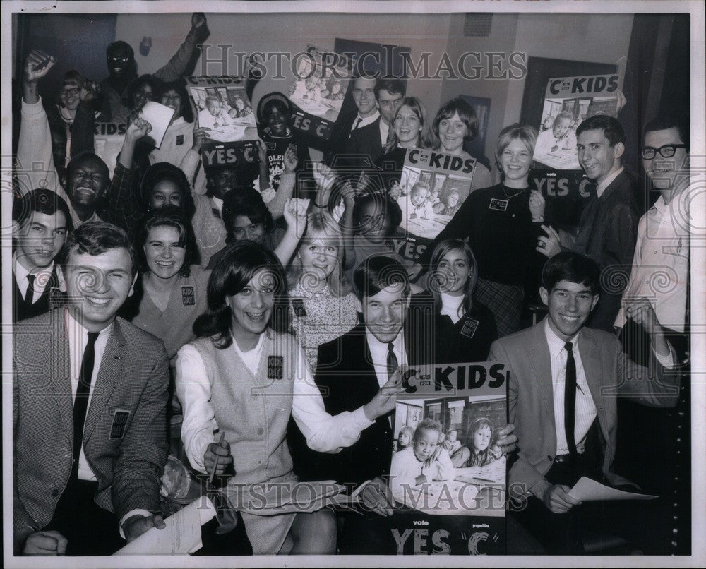 1966 Press Photo City kids School Tax - Historic Images