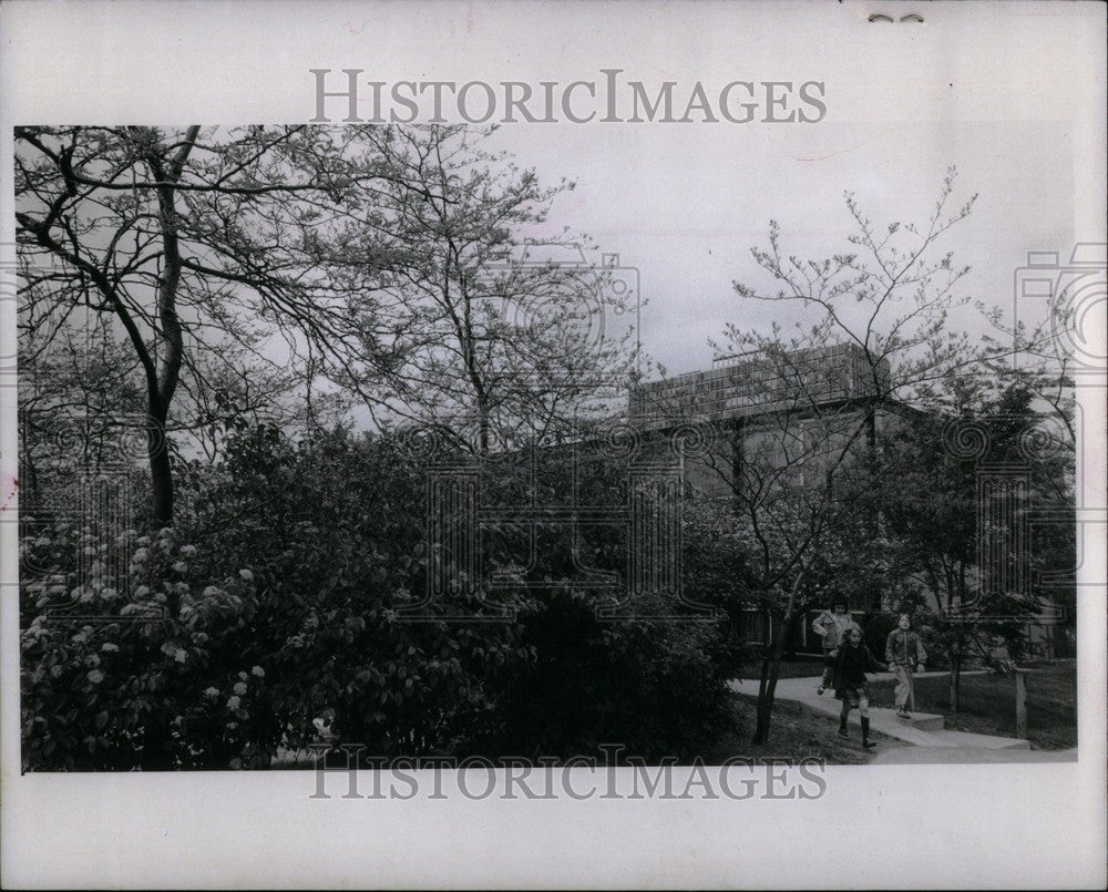 1973 Press Photo Lafayette Park - Historic Images