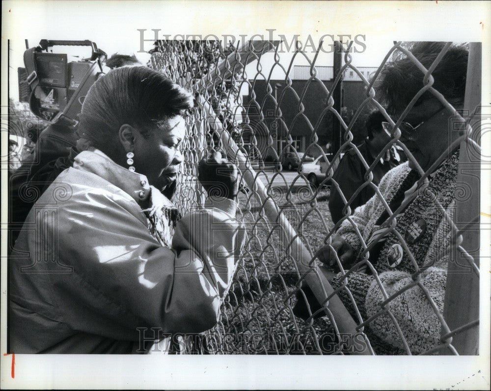 1992 Press Photo Patricia Huff  president of UAW - Historic Images