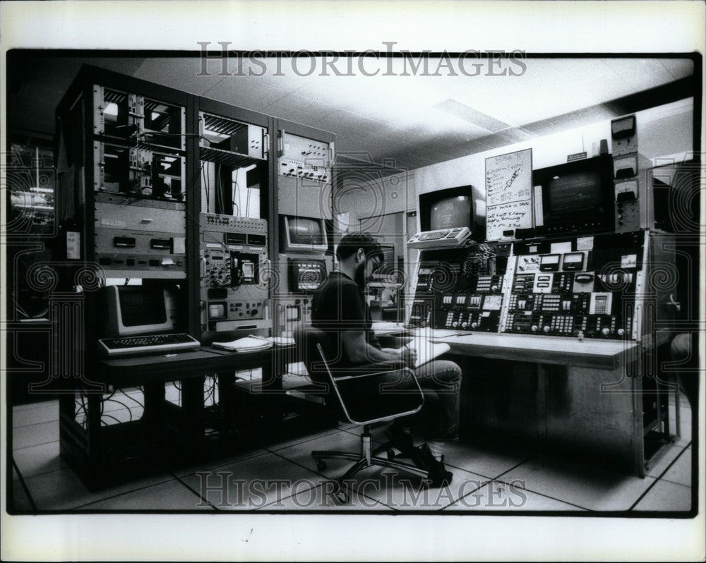 Press Photo Cyclotron Particle Accelerator MSU - Historic Images