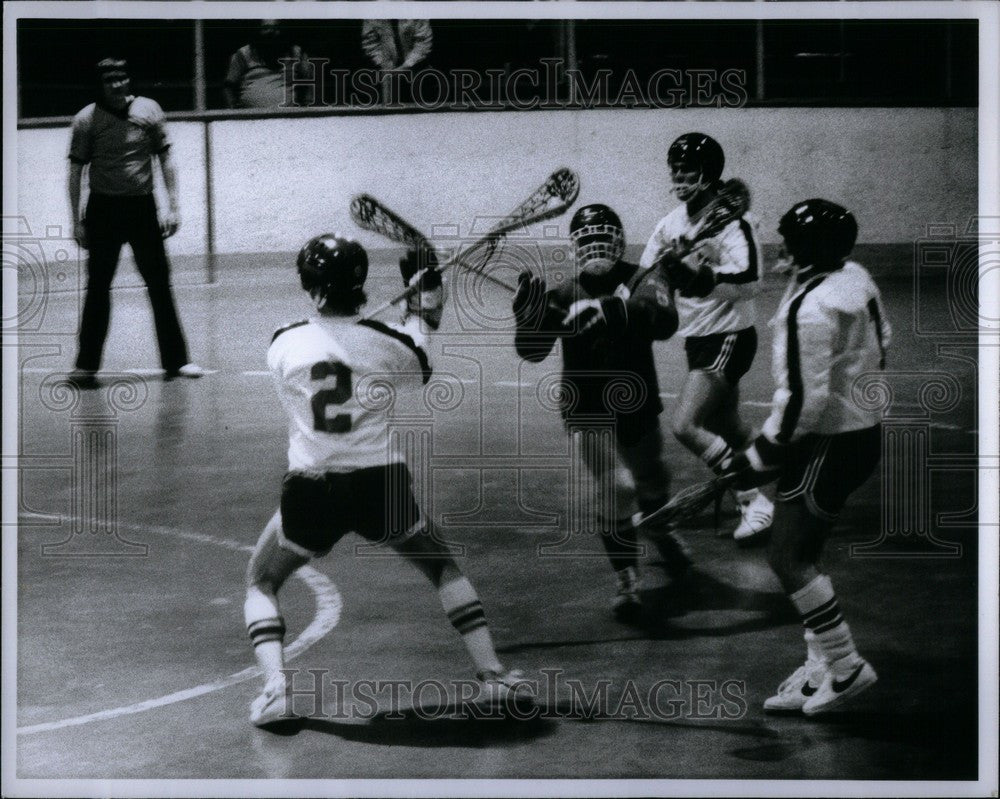 1970 Press Photo Lacrosse Indoor - Historic Images