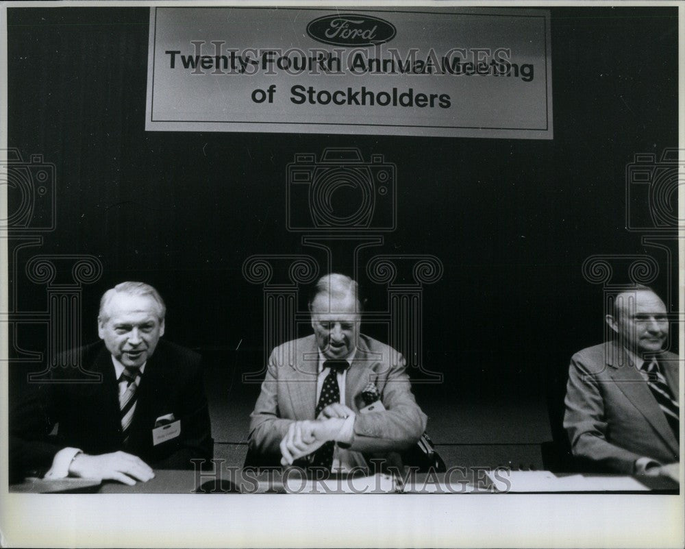 1979 Press Photo Henry Ford II - Historic Images