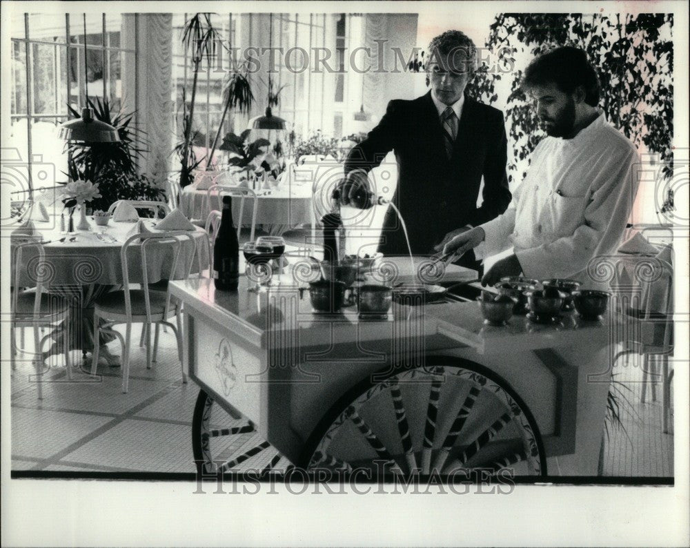 1982 Press Photo La Veranda Manager Italo Rovere - Historic Images