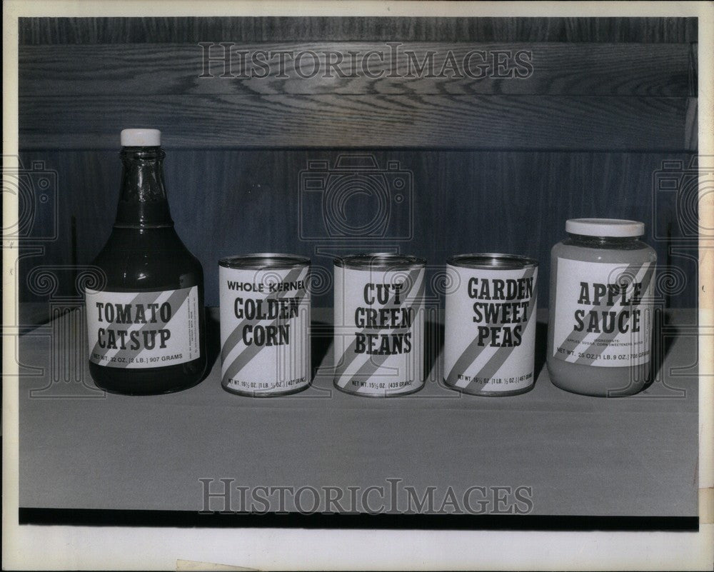 1978 Press Photo generic food labeling discount price - Historic Images