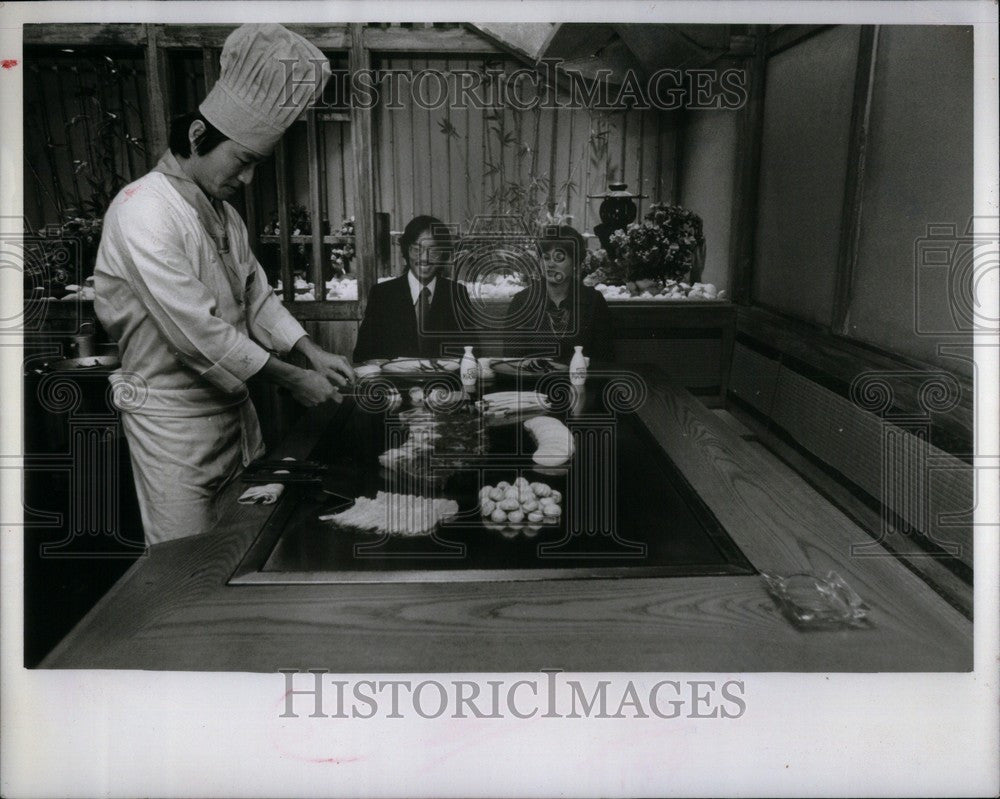 1976 Press Photo The Chef of Kyoto - Historic Images