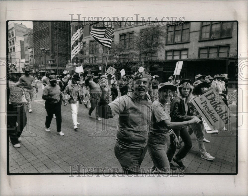 1988 Press Photo Paul Soulliere Labor Day Parade - Historic Images