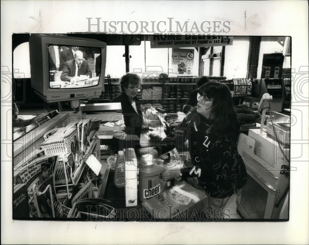 1992 Press Photo Raquel Gershon  Edna Davies - Historic Images