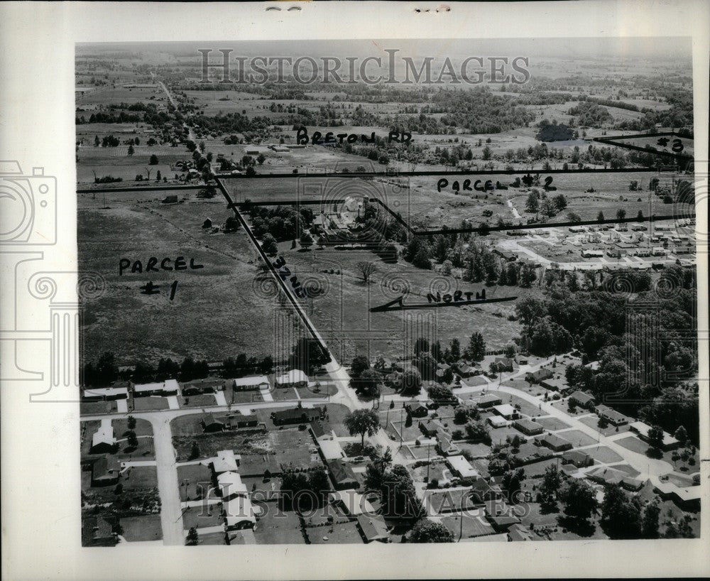 1963 Press Photo Parcels of Kent County land for sale - Historic Images